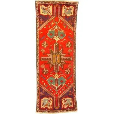 One Of The Kind Persian Museel Rug 9'1" X 3'0"